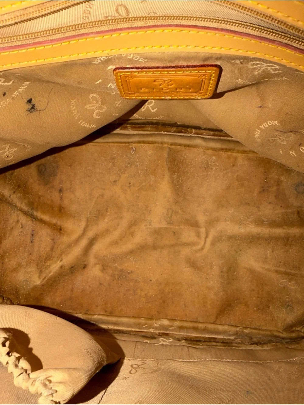 Rioni Signature Natural Dome Handle Bag